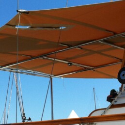 Custom bimini top